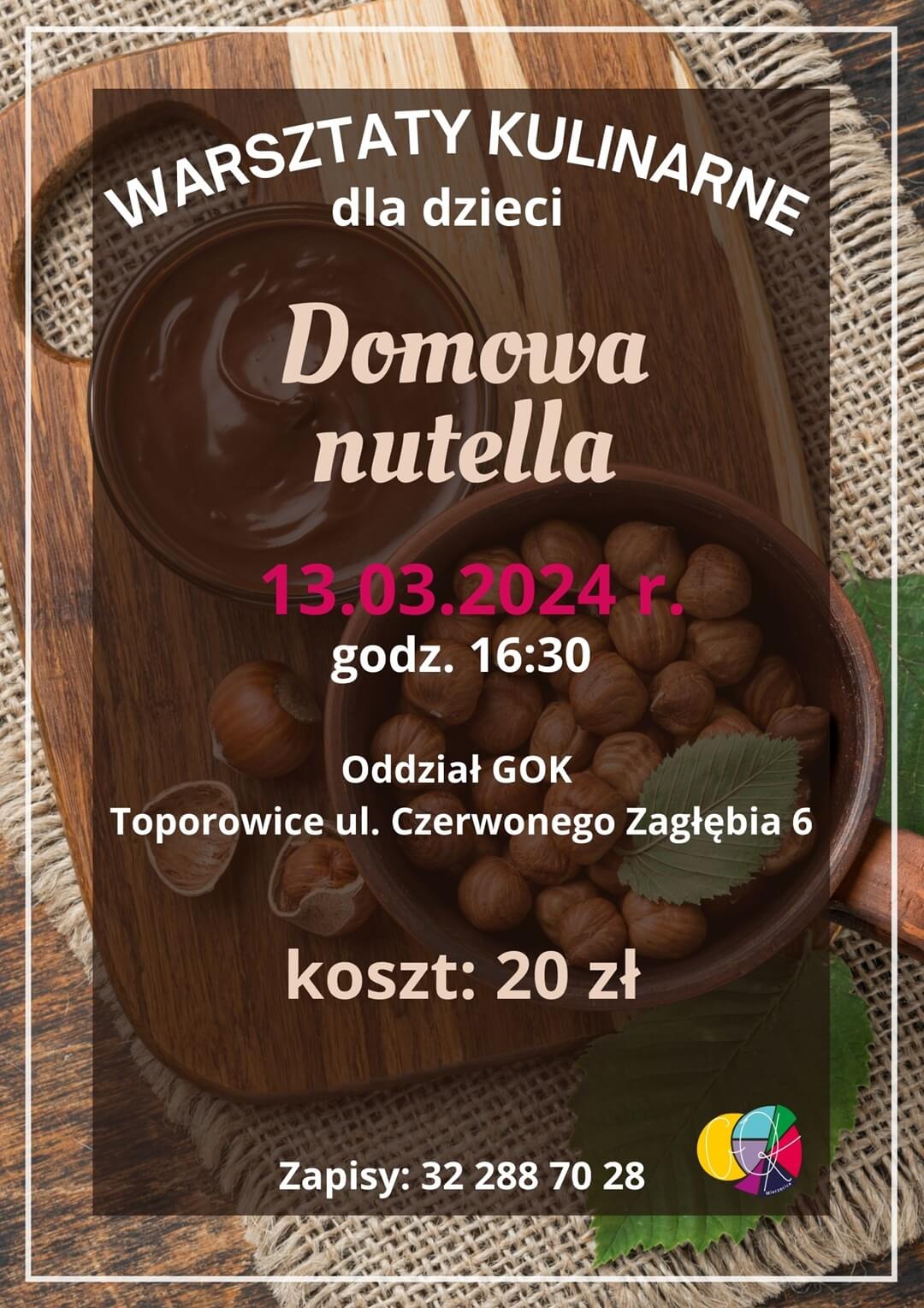 1-5 Warsztaty kulinarne Domowa Nutella