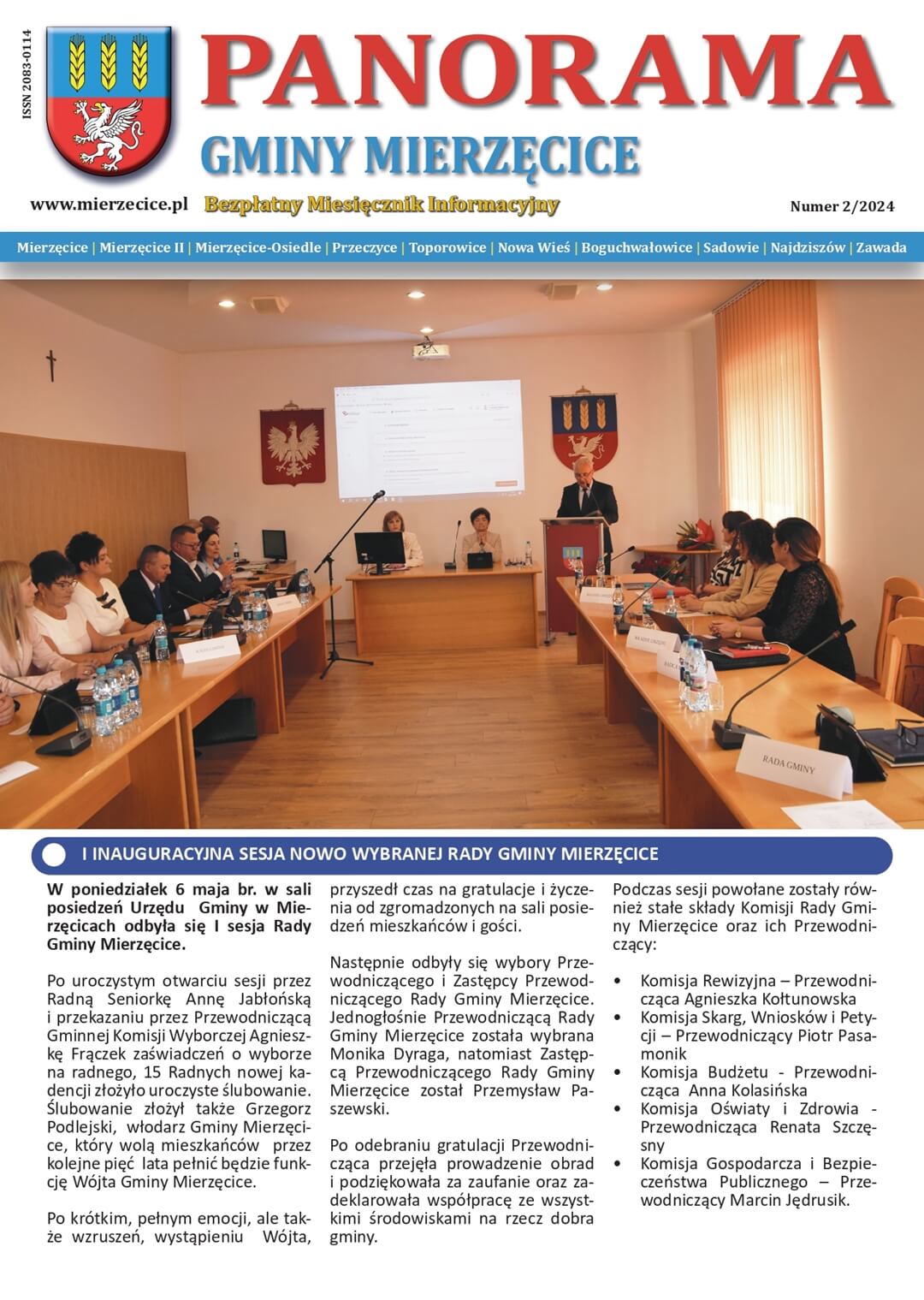 gazeta-maj-2024-1-strona Panorama Mierzęcice
