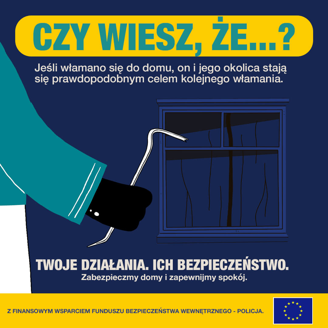 1-6 Kampania informacyjna "Stop włamaniom do domów"