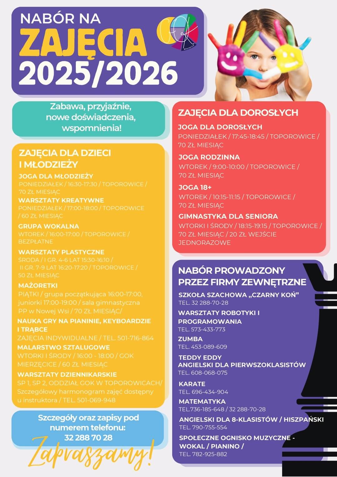 palakt-zajecia Zapraszamy na zajęcia w roku kulturalnym 2025/2026