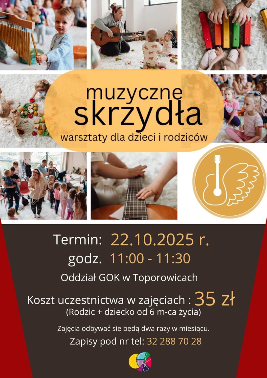 1111 Muzyczne skrzydła - warsztaty dla dzieci i rodziców