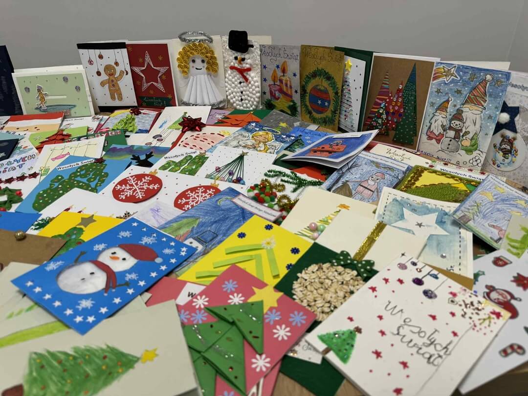 1-4 Gminny Konkurs Plastyczny pn. ,,Kartka Bożonarodzeniowa” rozstrzygnięty!