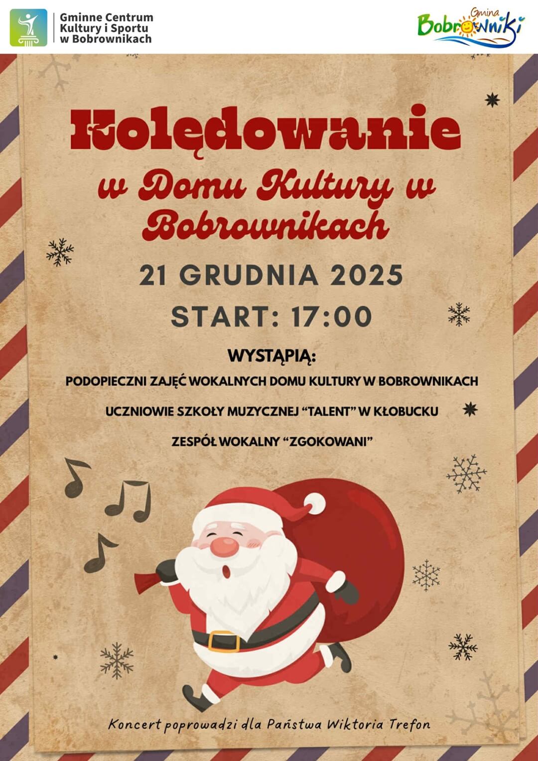 1 Kolędowanie w Domu Kultury w Bobrownikach