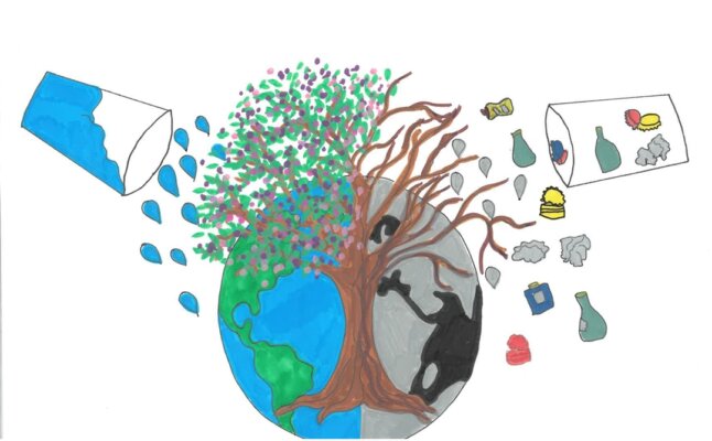 2-646x400 Gminny Konkurs Plastyczny pt. „Czyste powietrze, zdrowa woda, tego chce człowiek i cała przyroda” rozstrzygnięty!