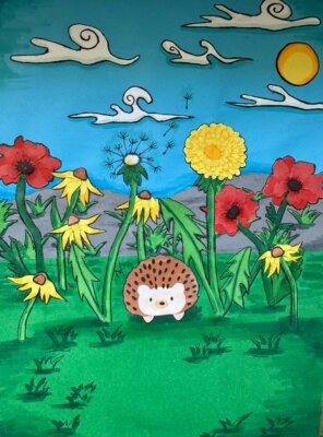 klara-kawa-296x400 Gminny Konkurs Plastyczny pt. Kolory budzącej się wiosny rozstrzygnięty!