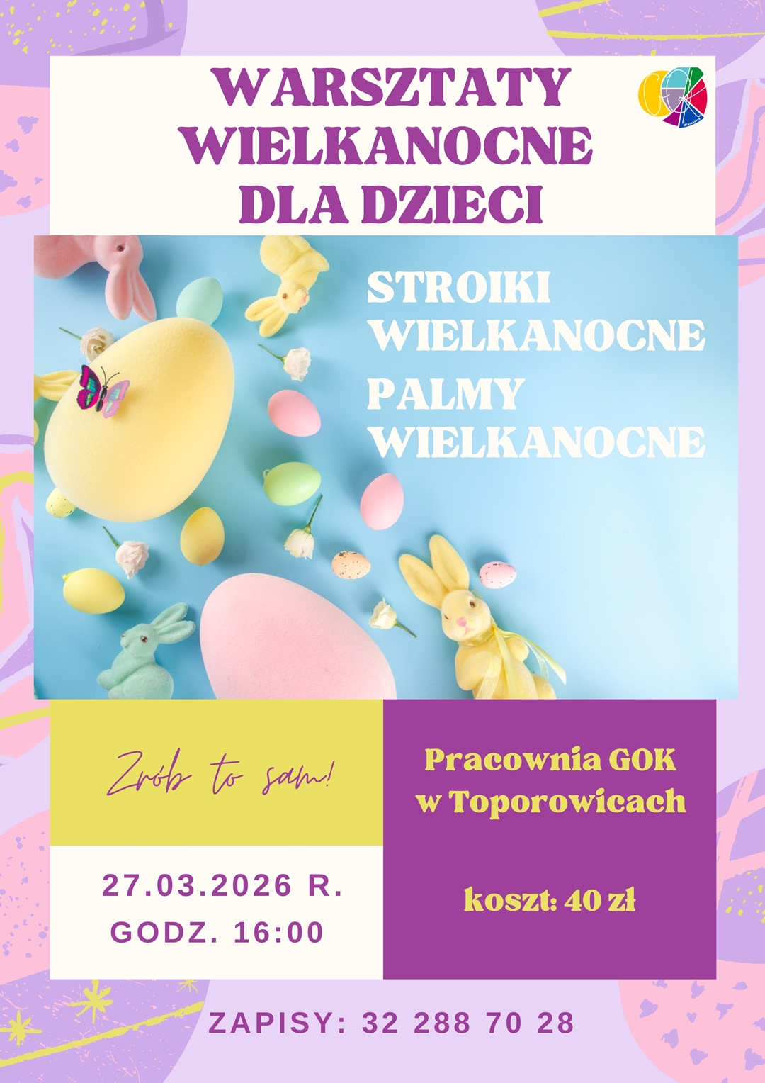 war1 Zapraszamy na WARSZTATY WIELKANOCNE dla dzieci!