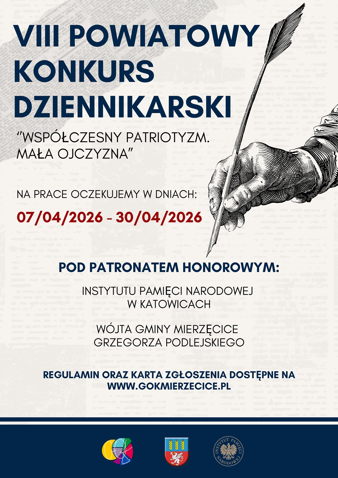 1 VIII Powiatowy Konkurs Dziennikarski „Współczesny patriotyzm. Mała ojczyzna”