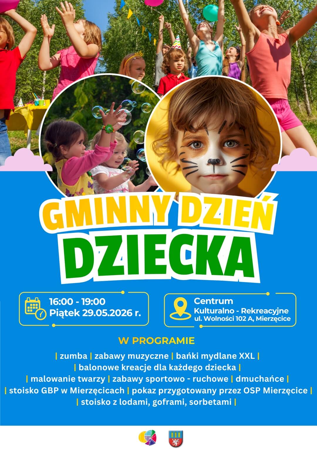 1-2 Gminny Dzień Dziecka  – zapraszamy do wspólnej zabawy!